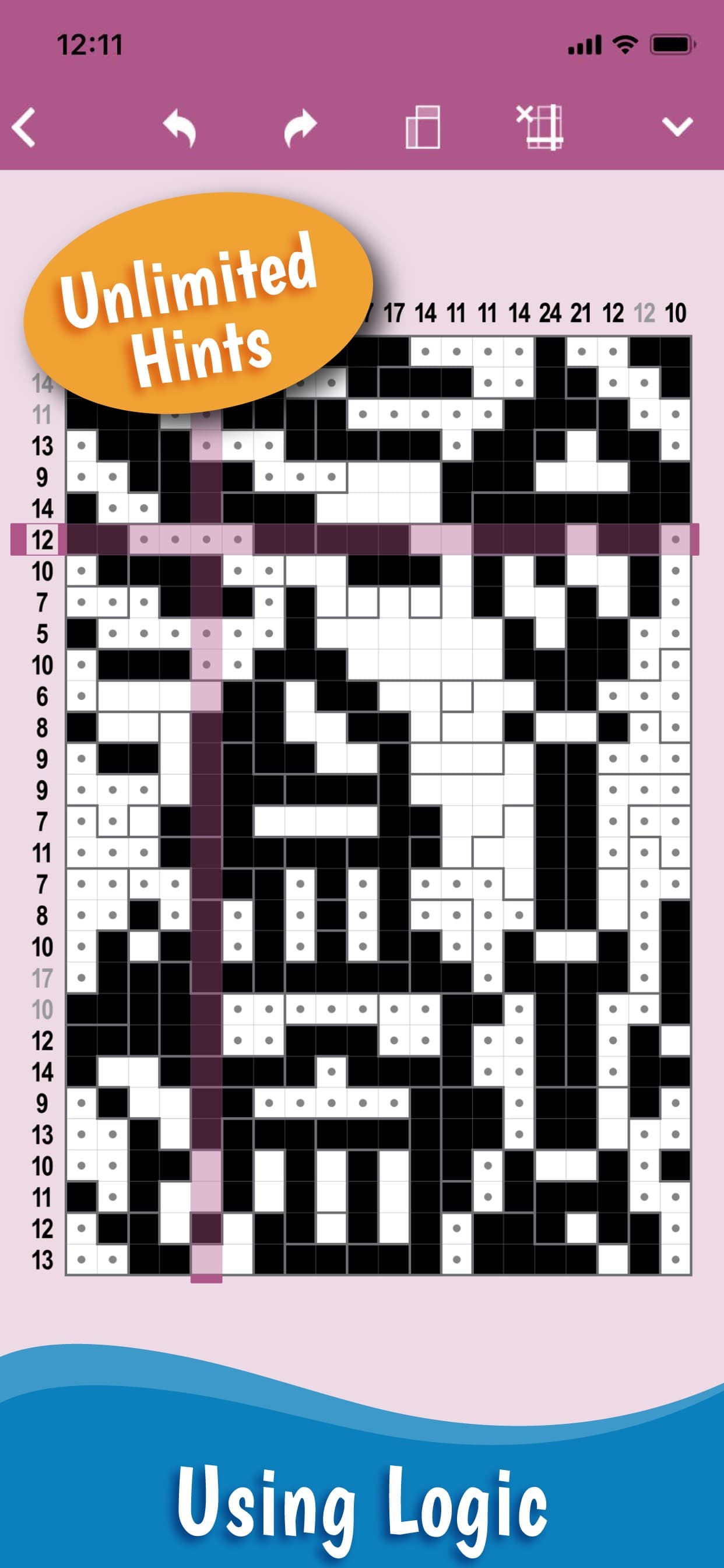 Cross-a-Pix: Nonogram Crosses screenshot 2 - screenshot