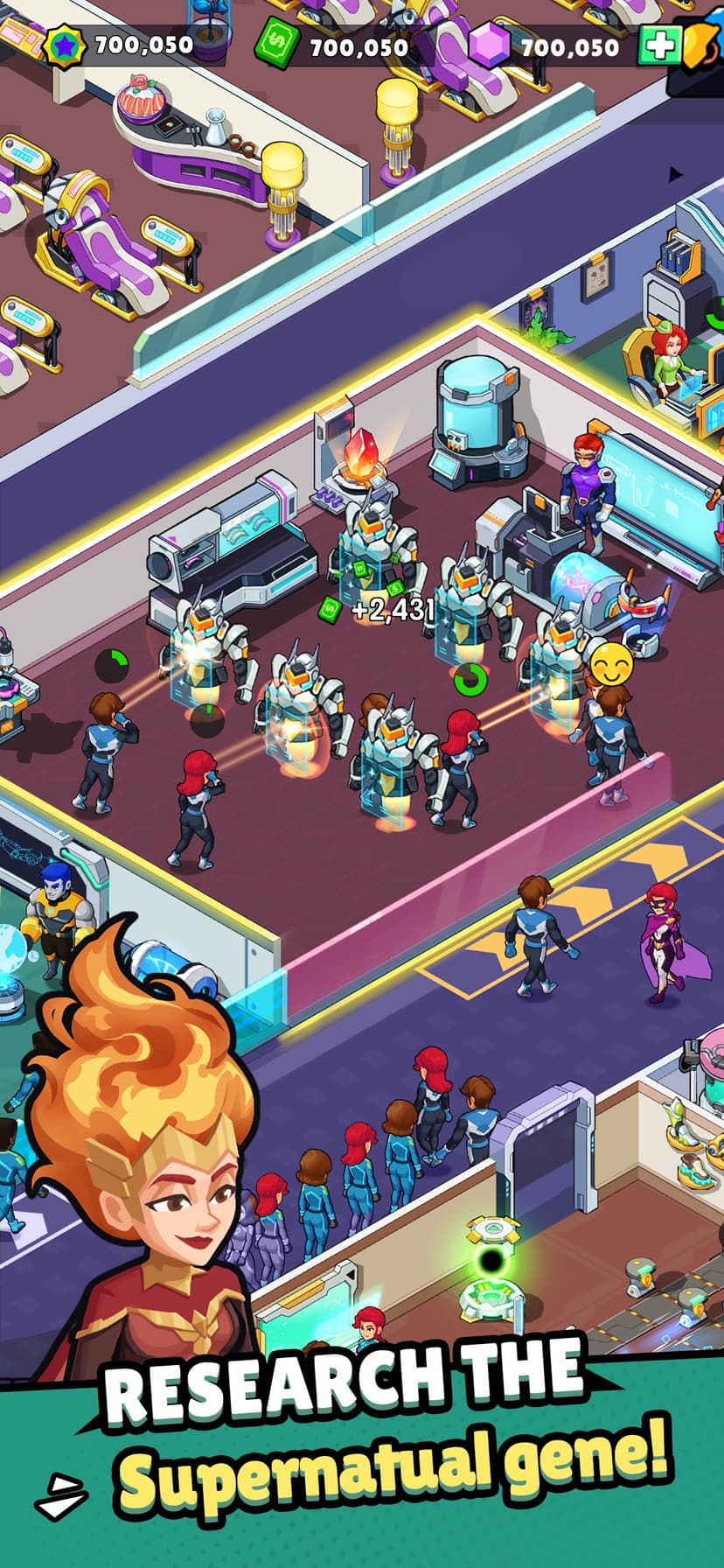 Idle Superpower School screenshot 3 - screenshot