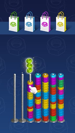 3D Nuts Sort screenshot 5 - screenshot