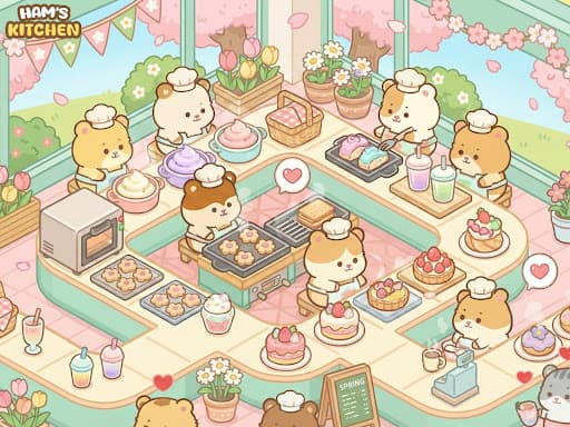 Ham's Kitchen : Cute Food Game screenshot 9 - screenshot