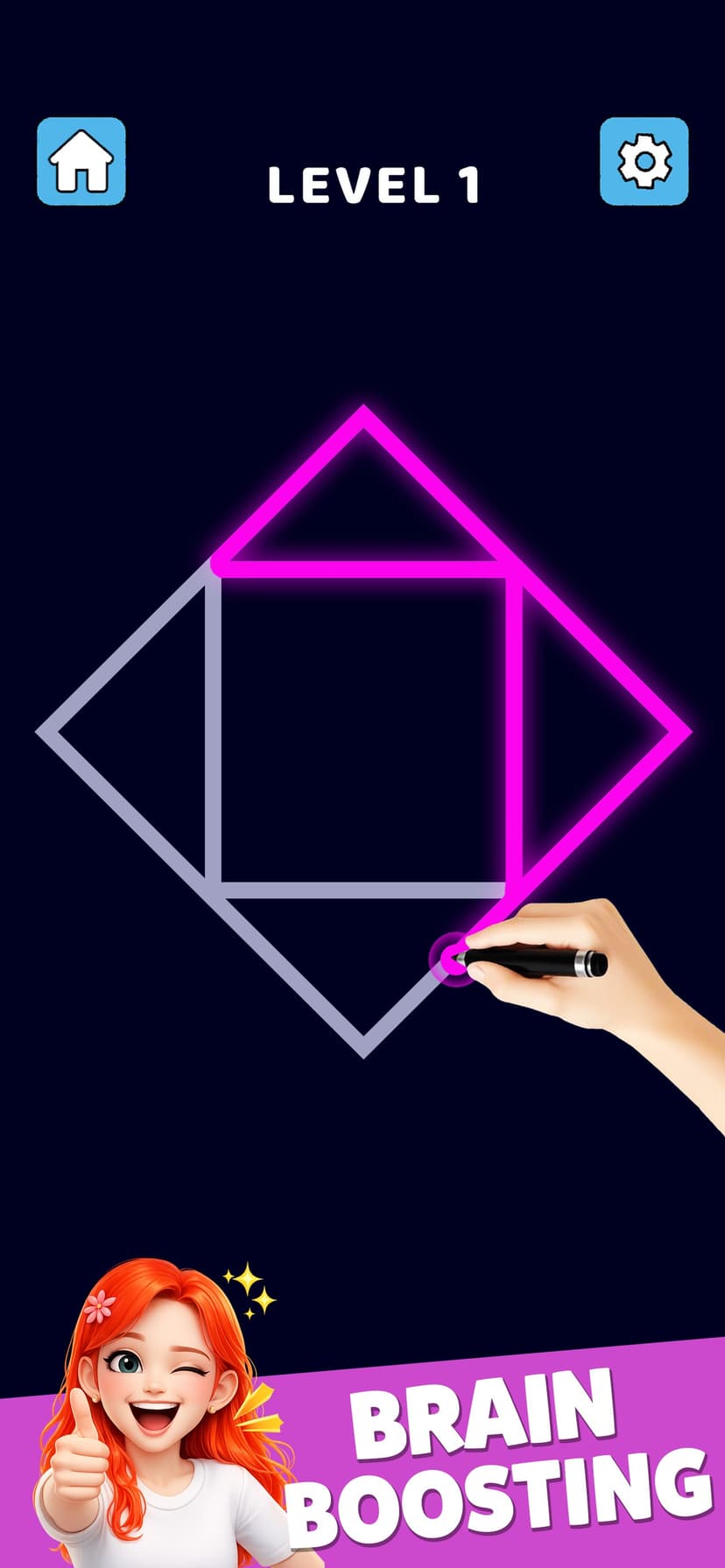 Single Line Puzzle Drawing screenshot 3 - screenshot