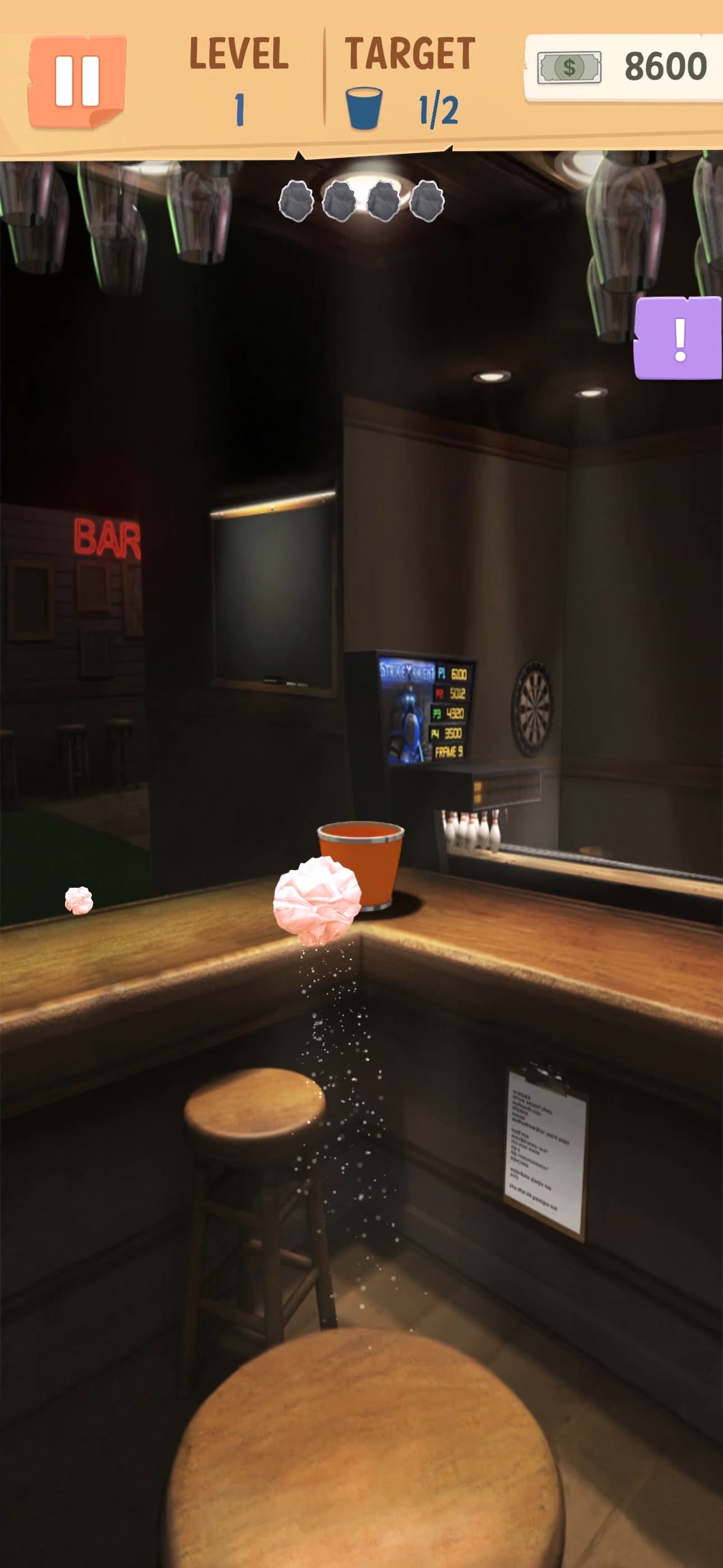Office Paper Toss screenshot 4 - screenshot