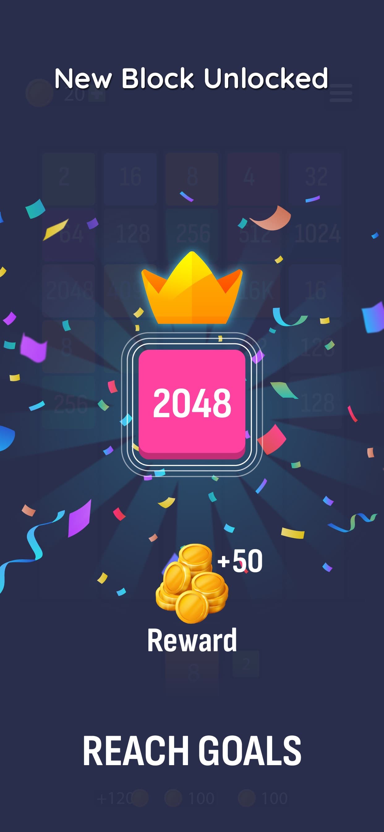 X2 Puzzle: Number Merge 2048 screenshot 1 - screenshot