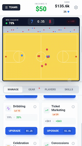 Sport Star - Team Manager Idle screenshot 1 - screenshot