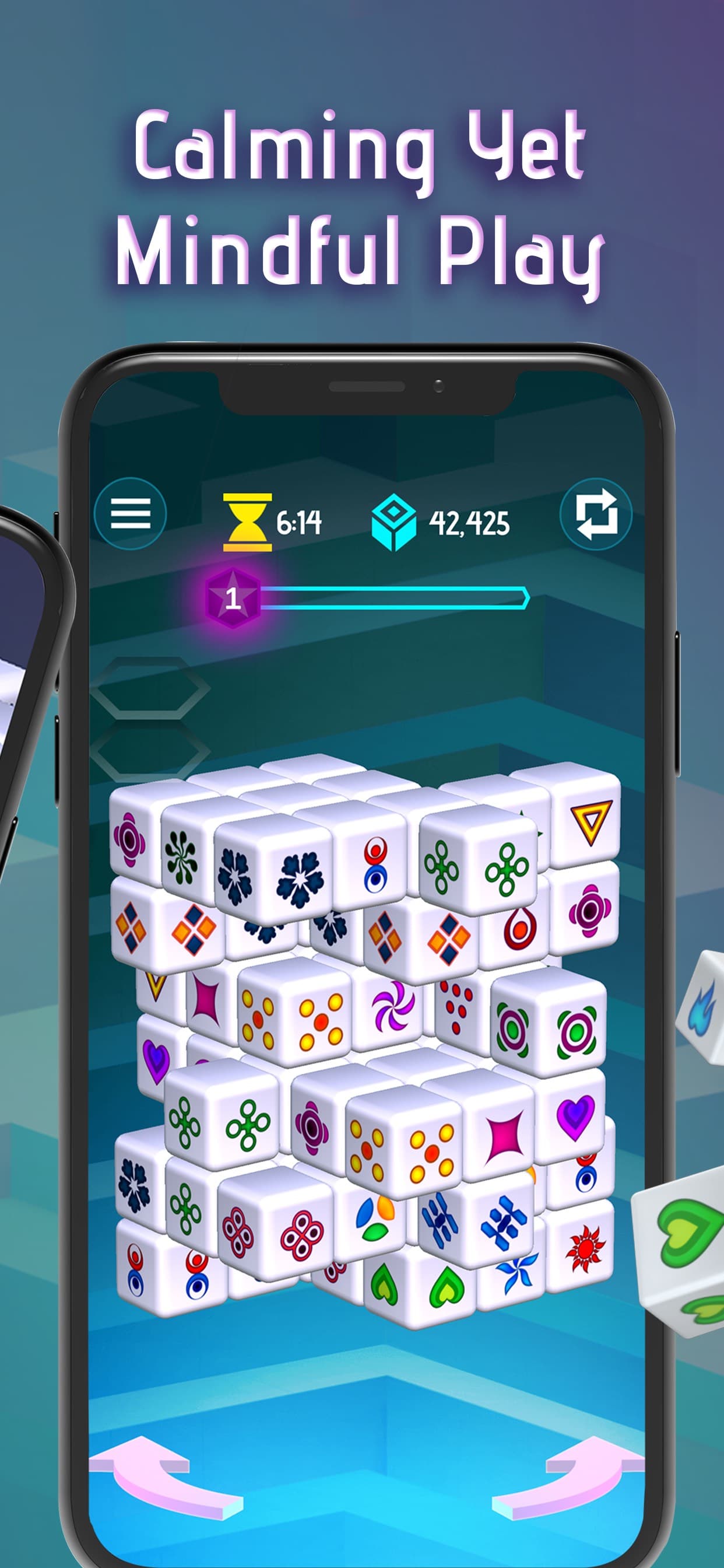 Mahjong Dimensions - 3D Cube screenshot 6 - screenshot