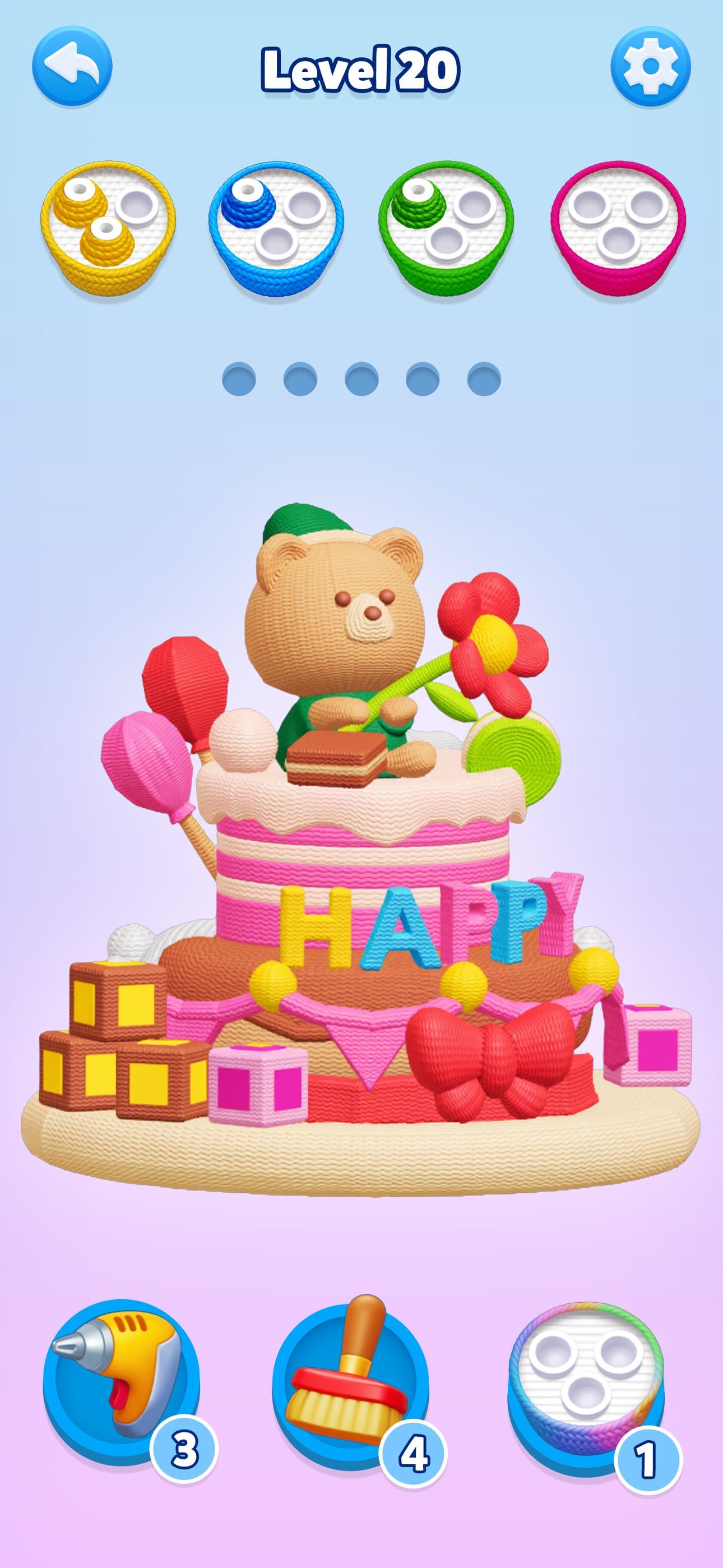 Yarn Crush 3D screenshot 1 - screenshot