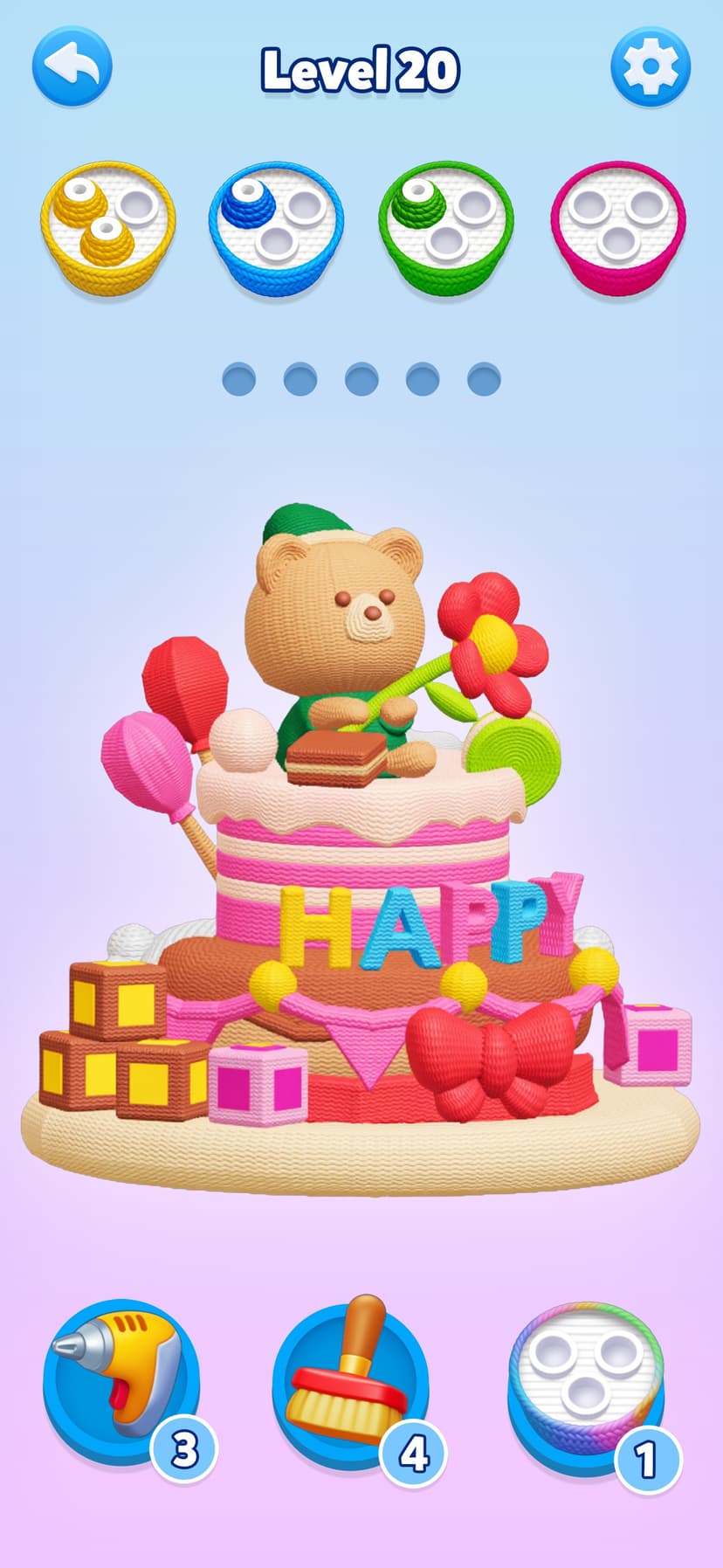 Yarn Crush 3D screenshot 1 - screenshot