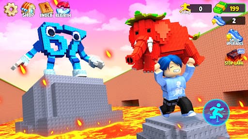 Brainrot Survive: Lava Escape screenshot 1 - screenshot