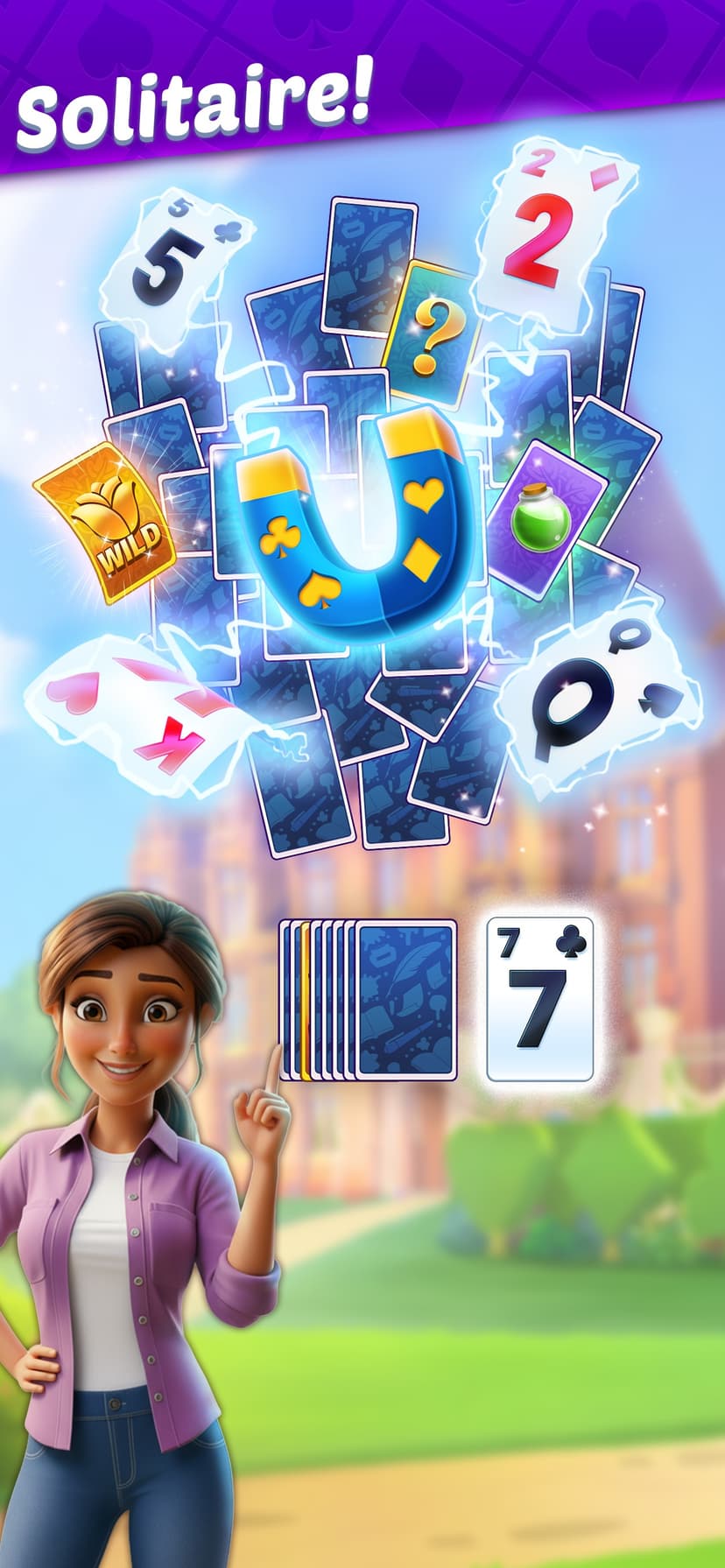 Solitaire Story: Ava's Manor screenshot 3 - screenshot