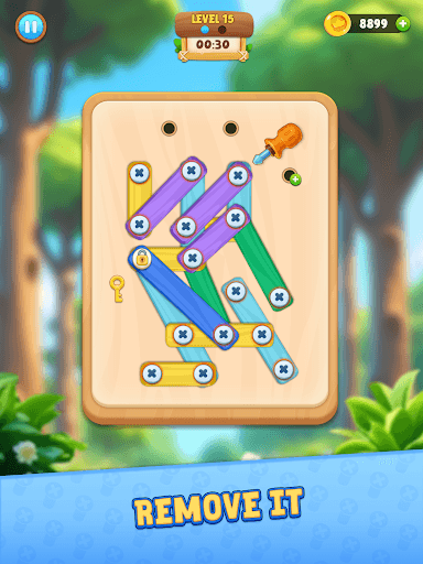 Wood Nuts And Bolts Puzzle screenshot 15 - screenshot