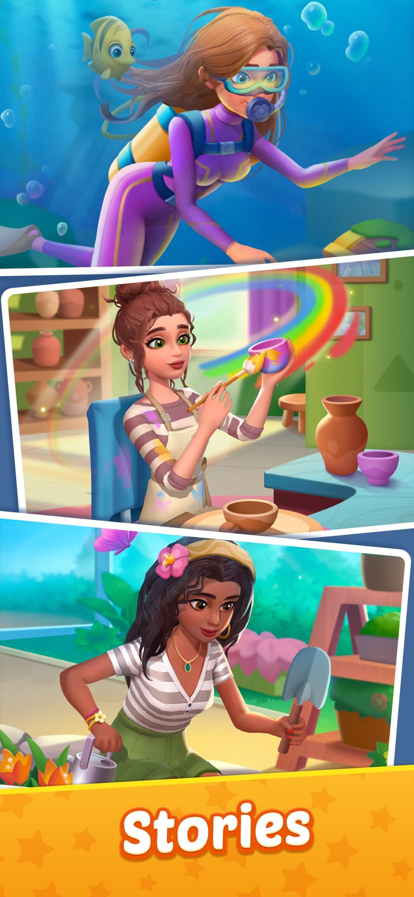 Merge Makeup - Match Puzzle screenshot 3 - screenshot