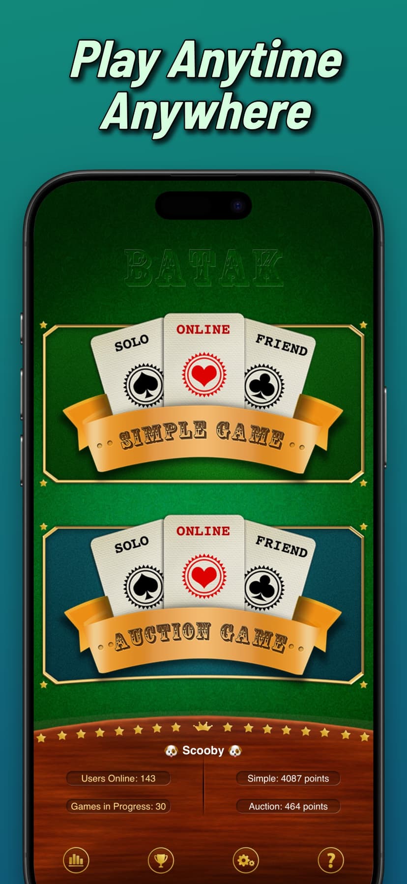 Batak Online trick taking game screenshot 3 - screenshot
