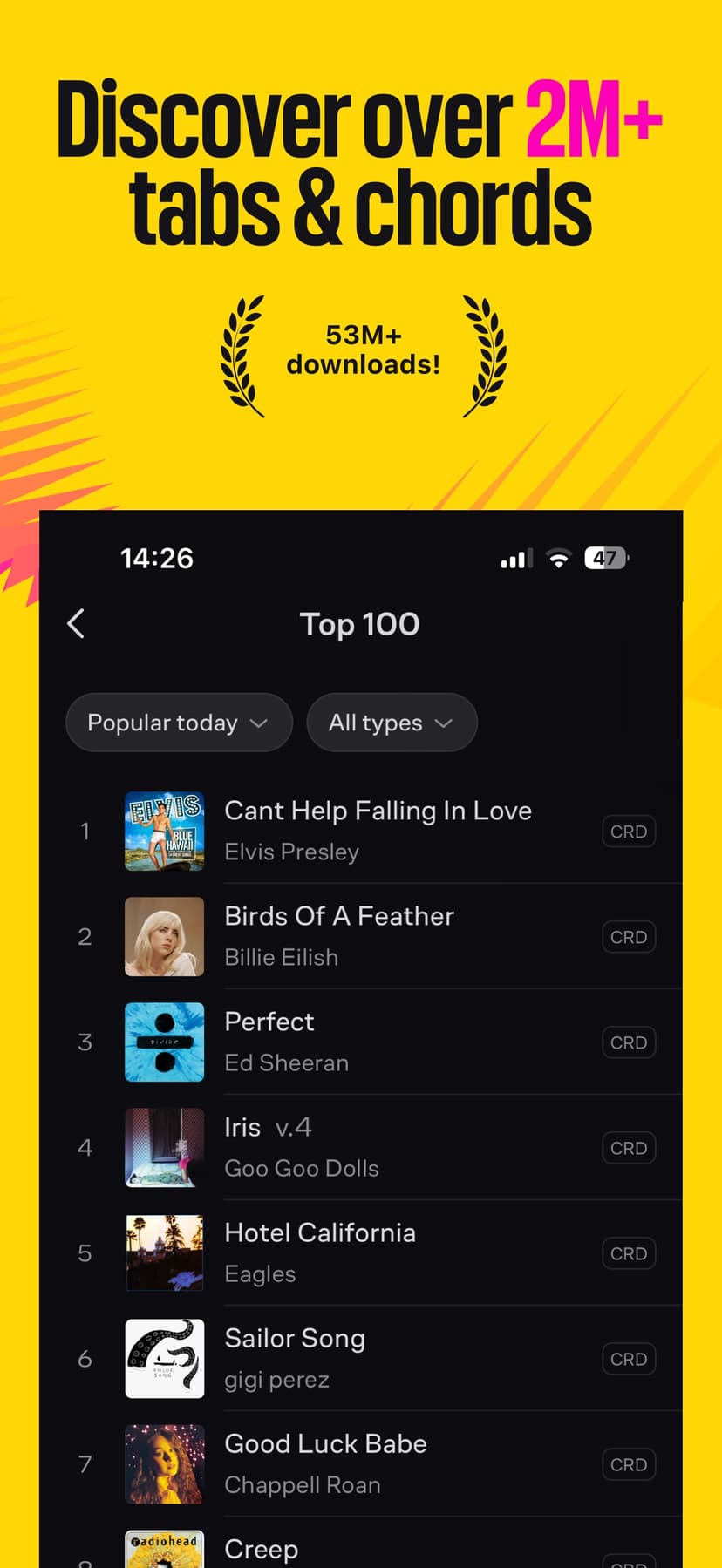 Ultimate Guitar: Chords & Tabs screenshot 2 - screenshot
