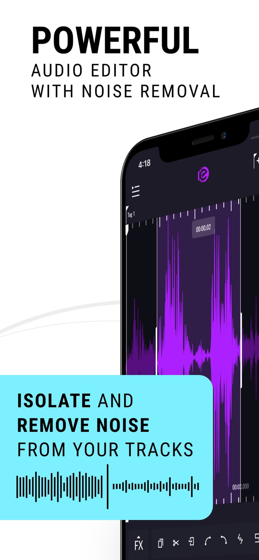 Edity-Audio & Music Editor Lab screenshot 1 - screenshot