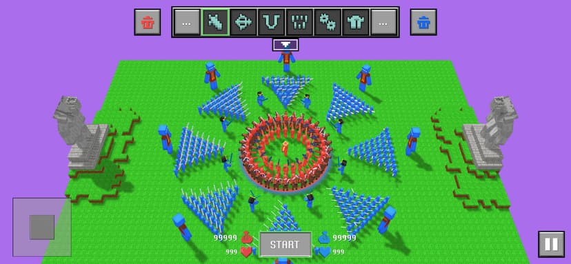 Blocky Ragdoll Battle screenshot 5 - screenshot