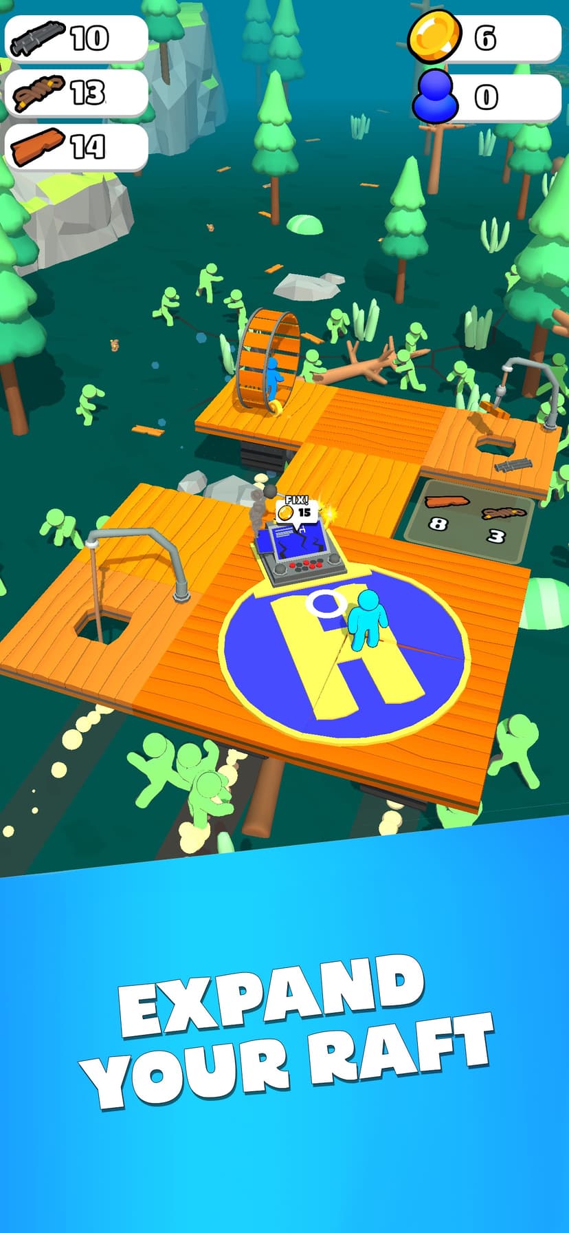Zombie Raft screenshot 5 - screenshot