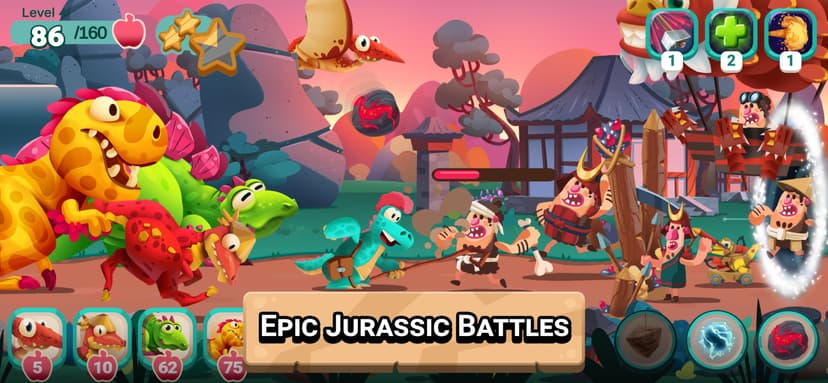 Dino Bash: Travel Through Time screenshot 5 - screenshot
