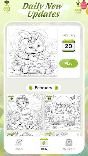 Easter Color by Number Games screenshot 6 - screenshot