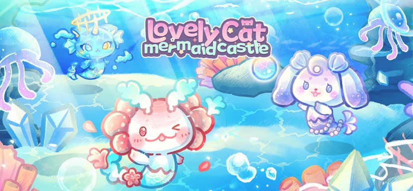 Lovely Cat Mermaid Castle screenshot 1 - screenshot