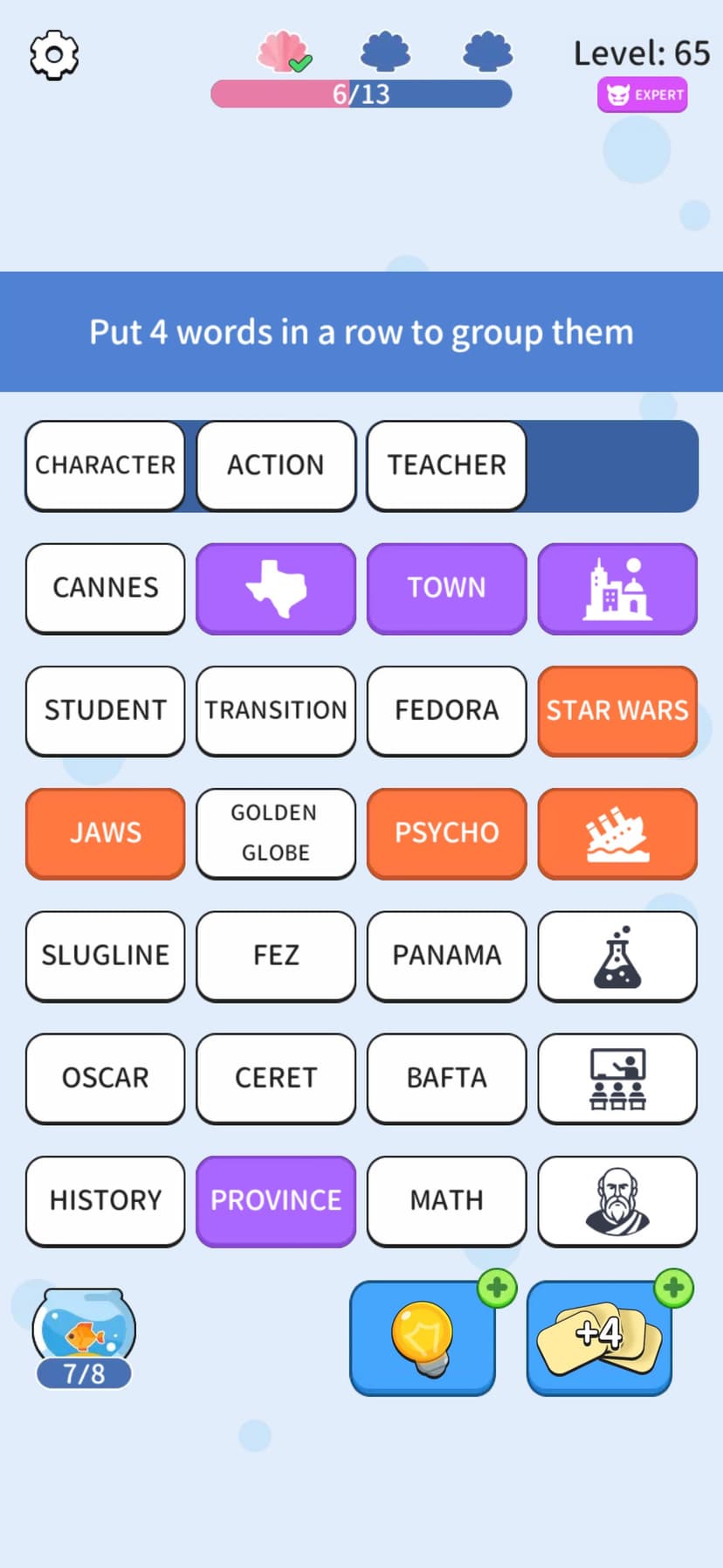 Association Sort -Connect Word screenshot 4 - screenshot