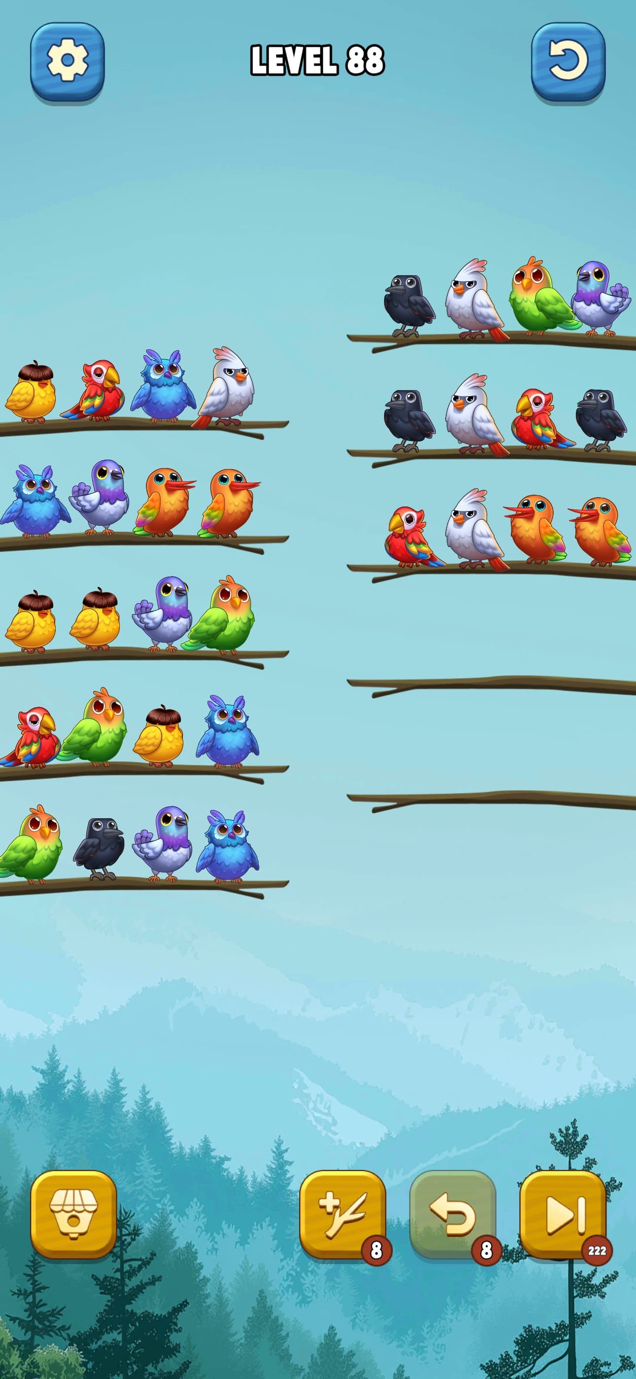 Jungle Bird Sort screenshot 3 - screenshot