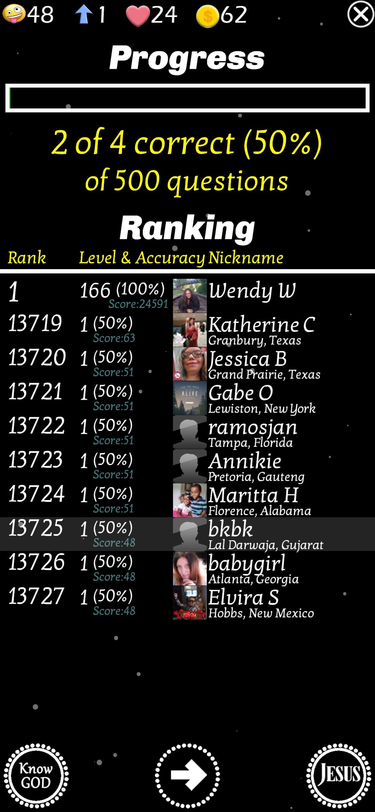 Jesus Bible Trivia Games Quiz screenshot 4 - screenshot