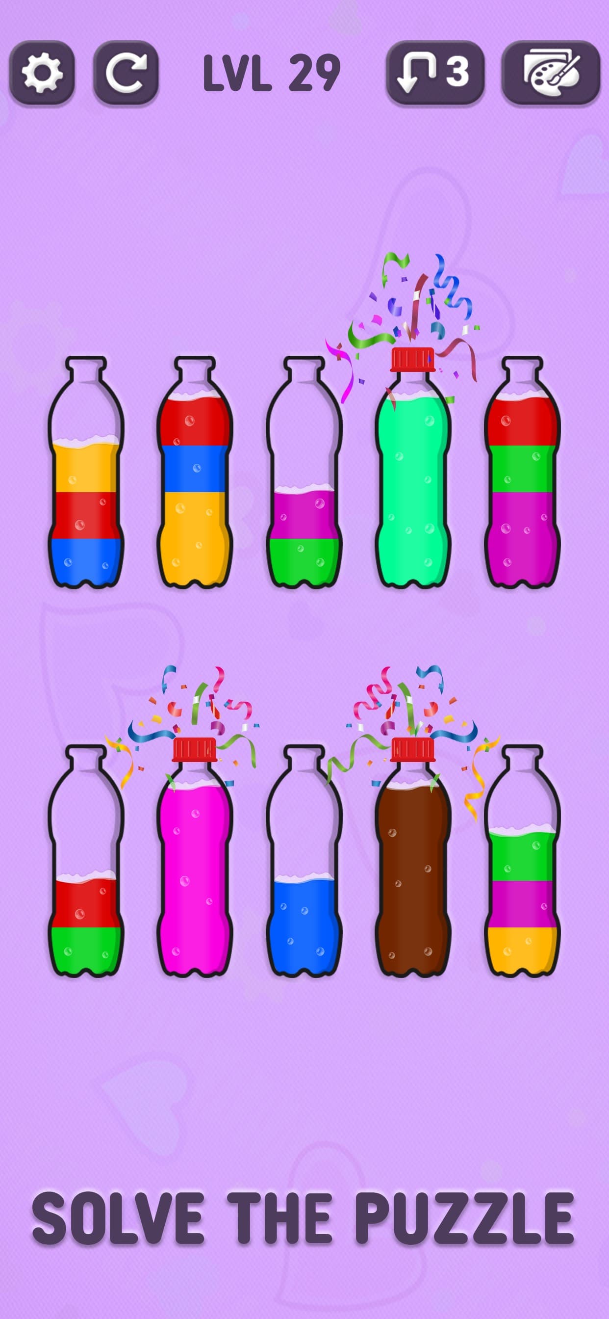 SortPuz 3d - Soda water Sort screenshot 3 - screenshot