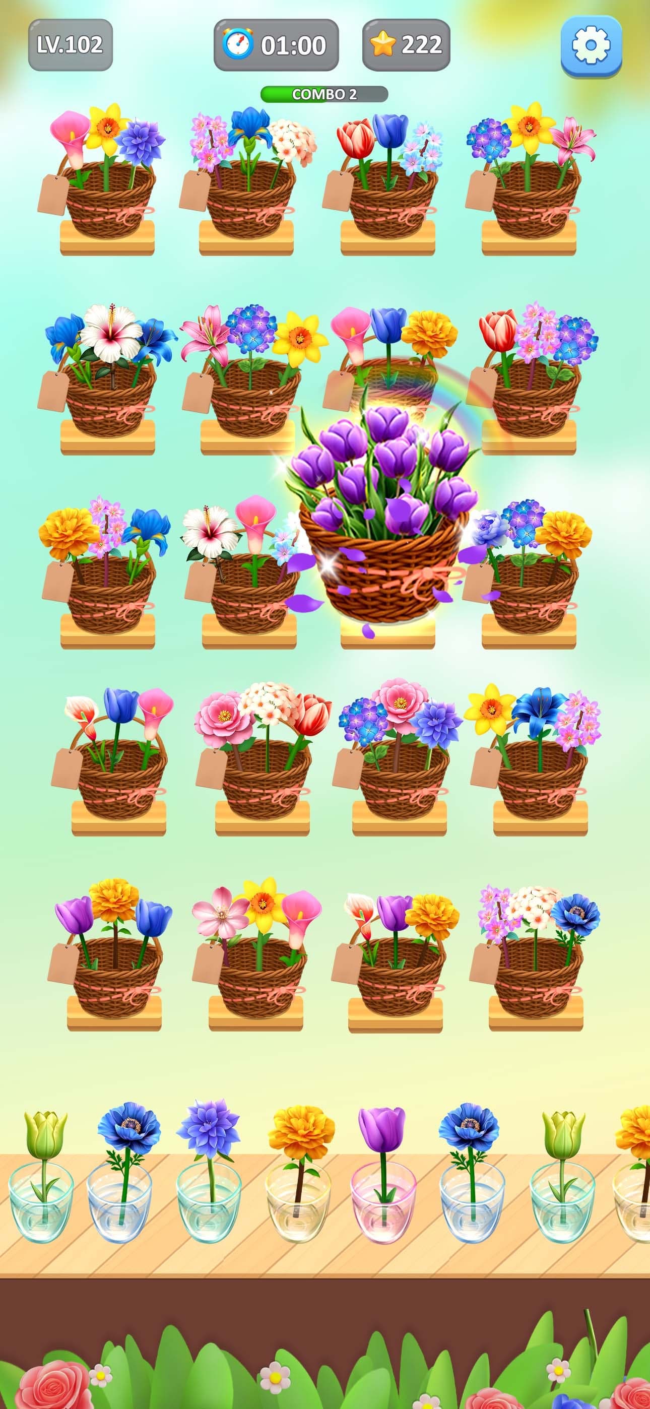 Flower Sort: Bloom Puzzle Game screenshot 2 - screenshot