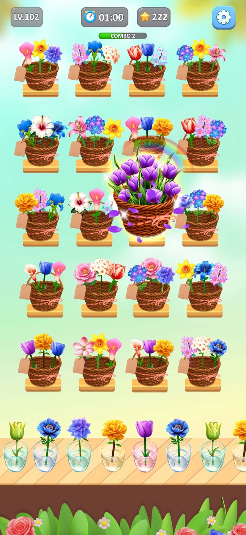 Flower Sort: Bloom Puzzle Game screenshot 2 - screenshot