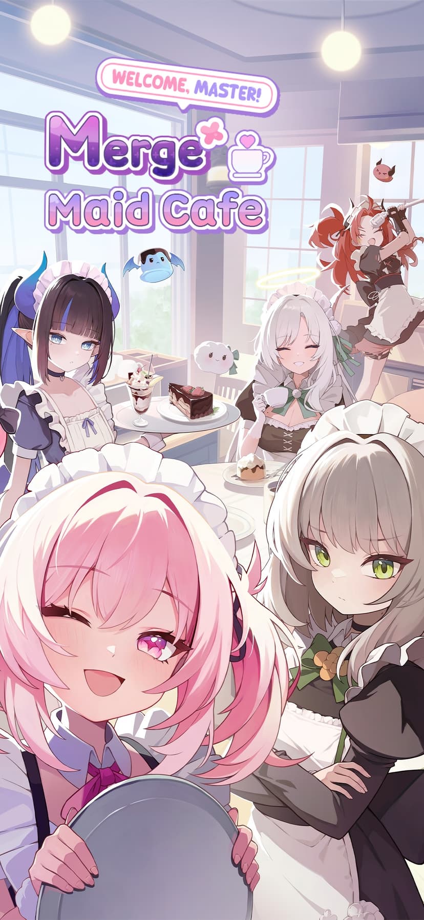 Merge Maid Cafe screenshot 1 - screenshot