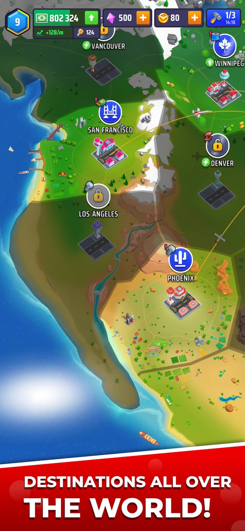 Idle Airplane Inc. Tycoon screenshot 5 - screenshot