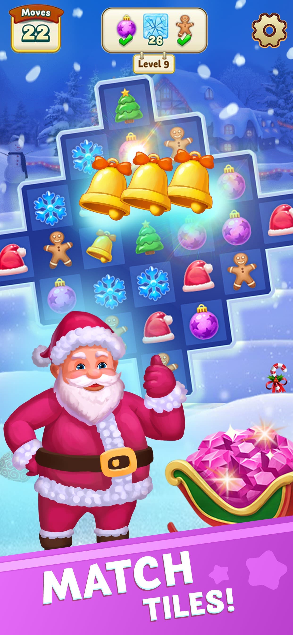 Christmas Adventure 3: Match-3 screenshot 1 - screenshot