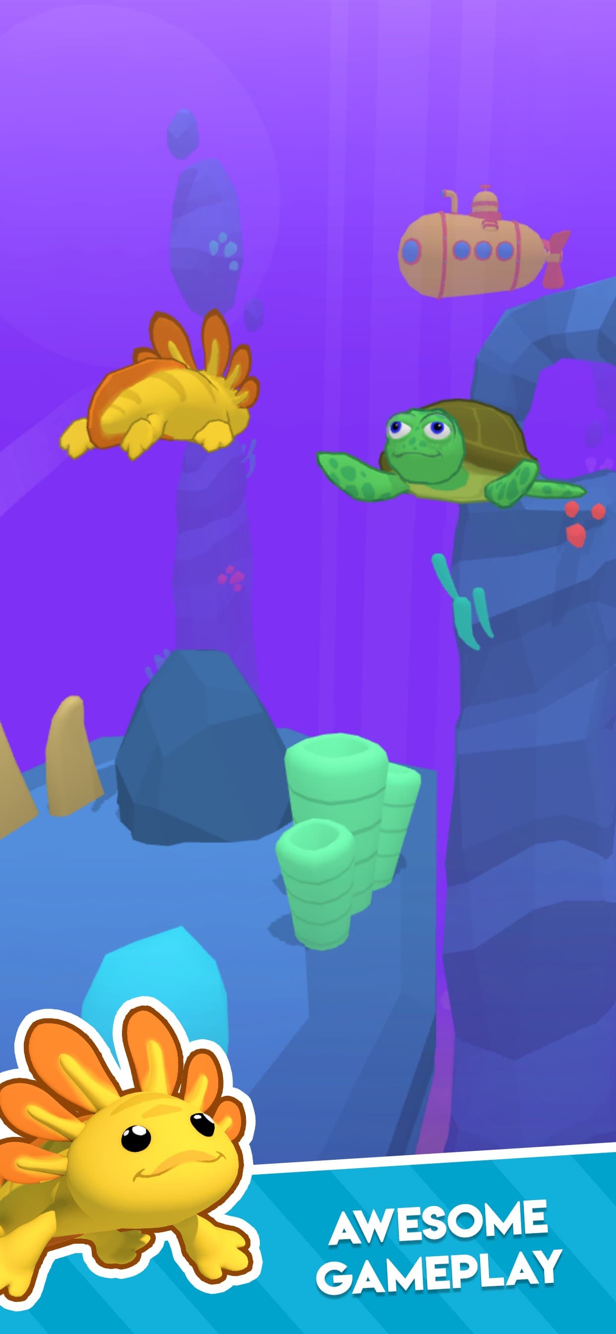 Axolotl Rush screenshot 2 - screenshot