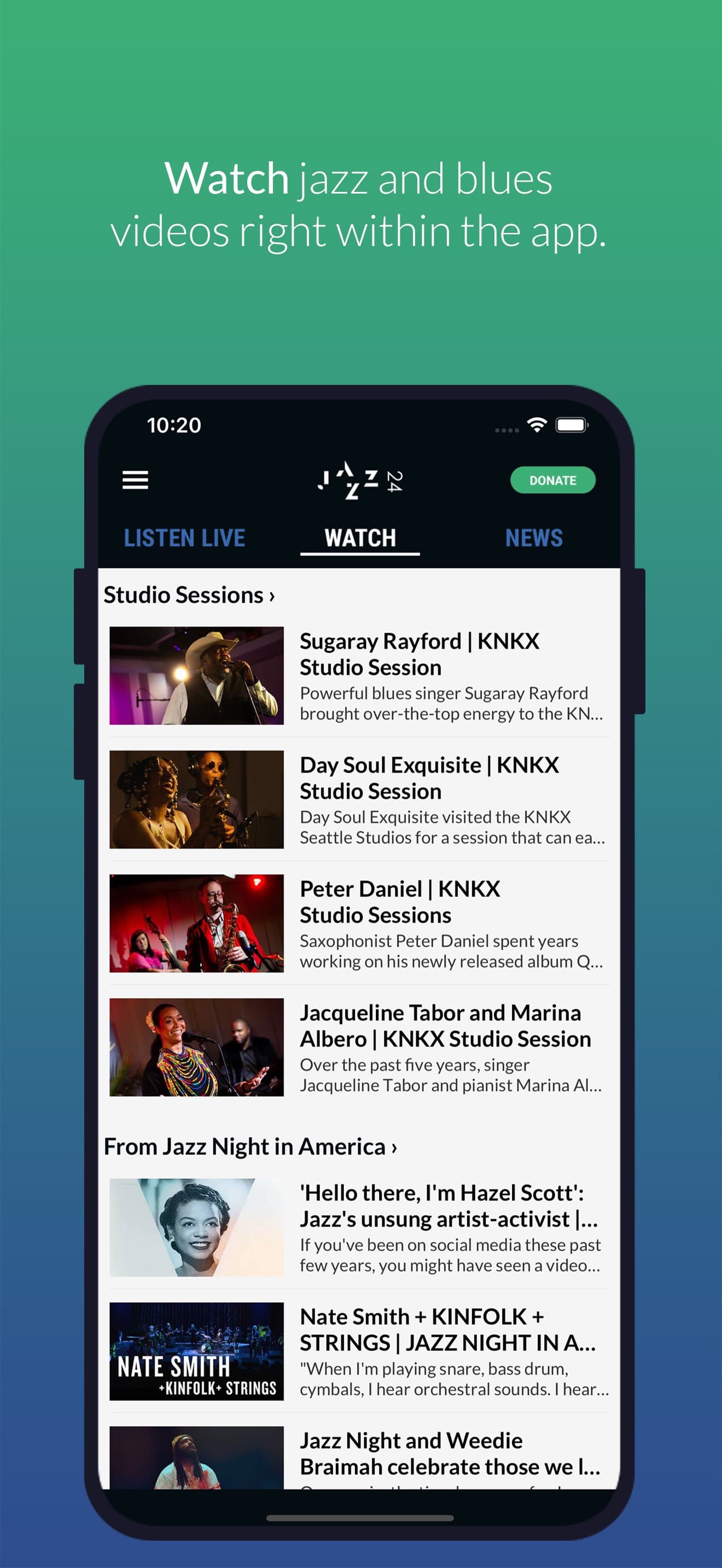 Jazz24: World Class Jazz Radio screenshot 4 - screenshot