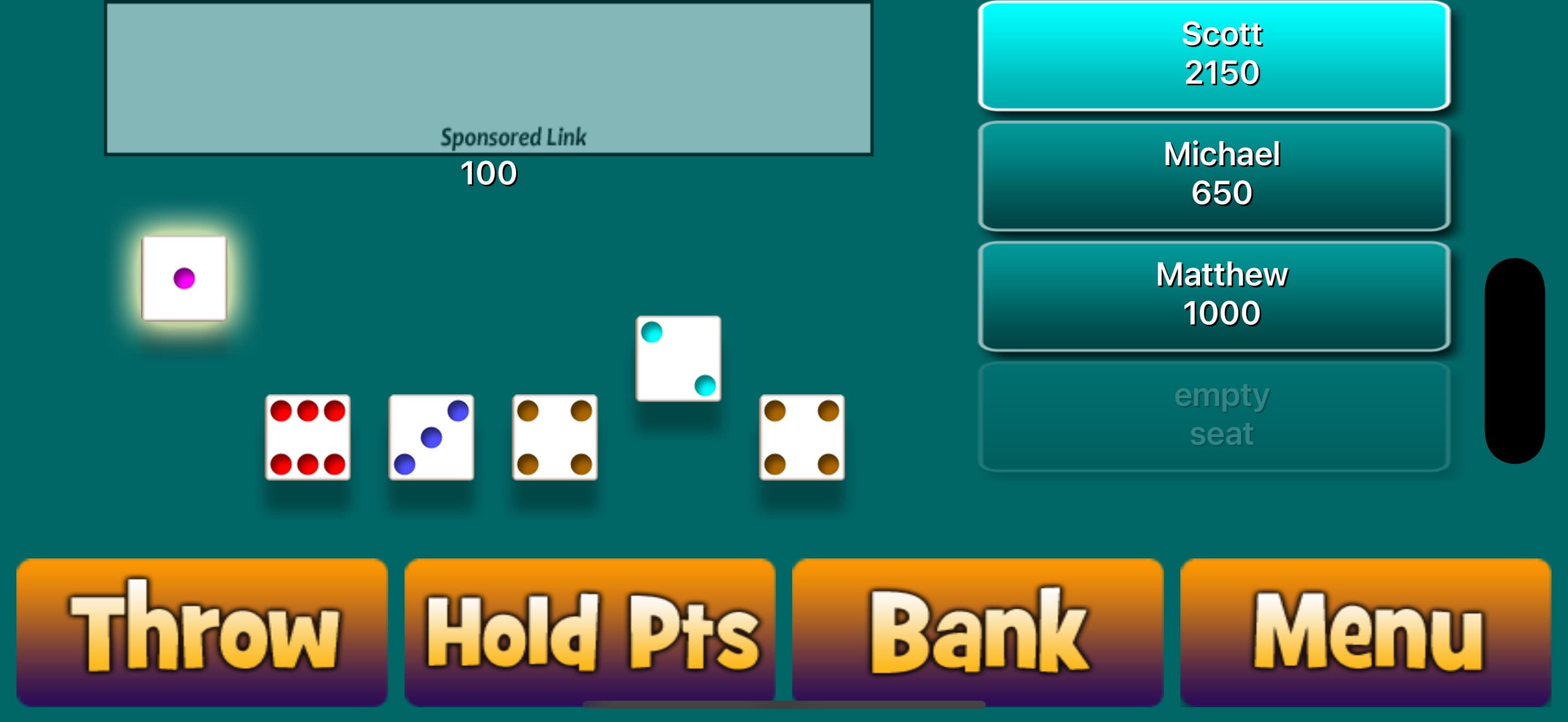 Original Farkle screenshot 1 - screenshot
