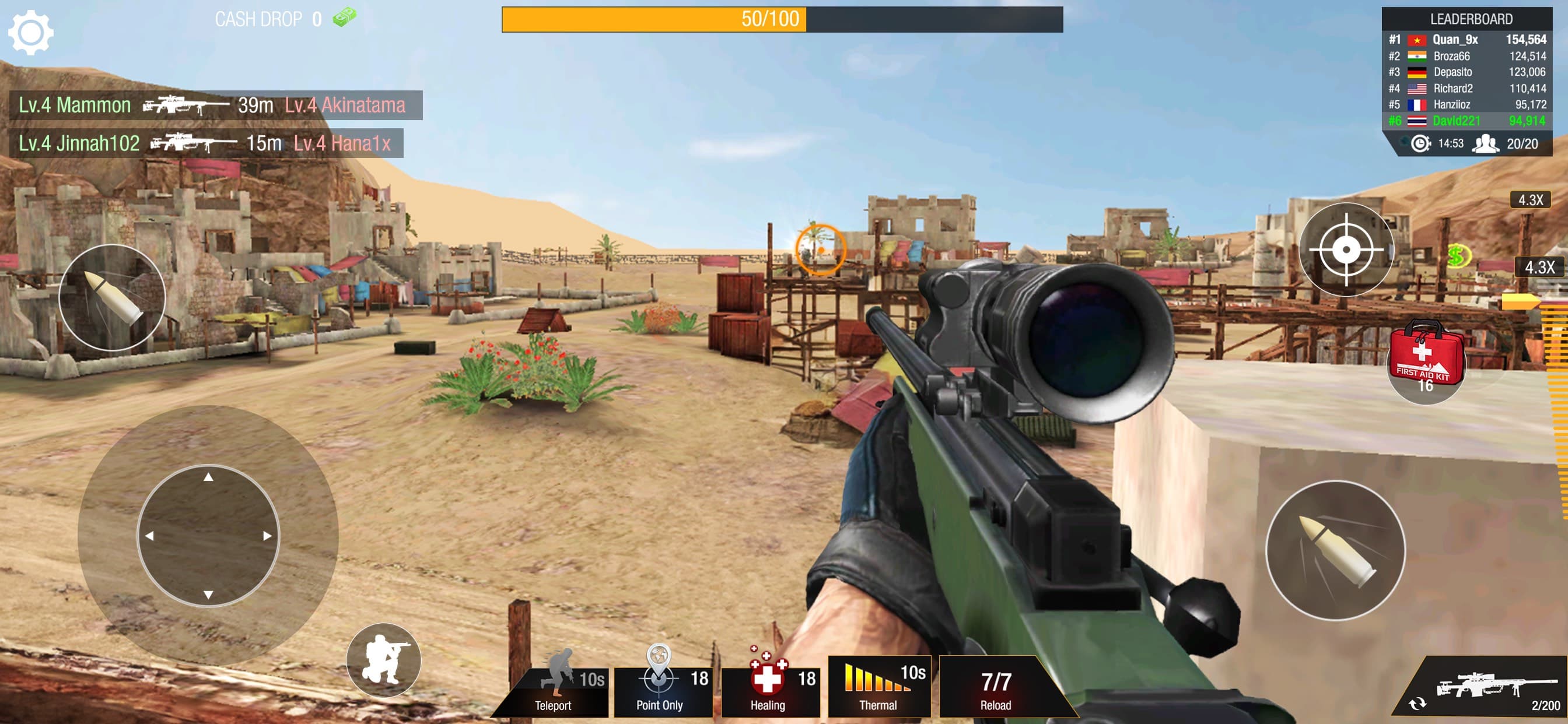 Sniper 3D: Bullet Strike PvP screenshot 4 - screenshot