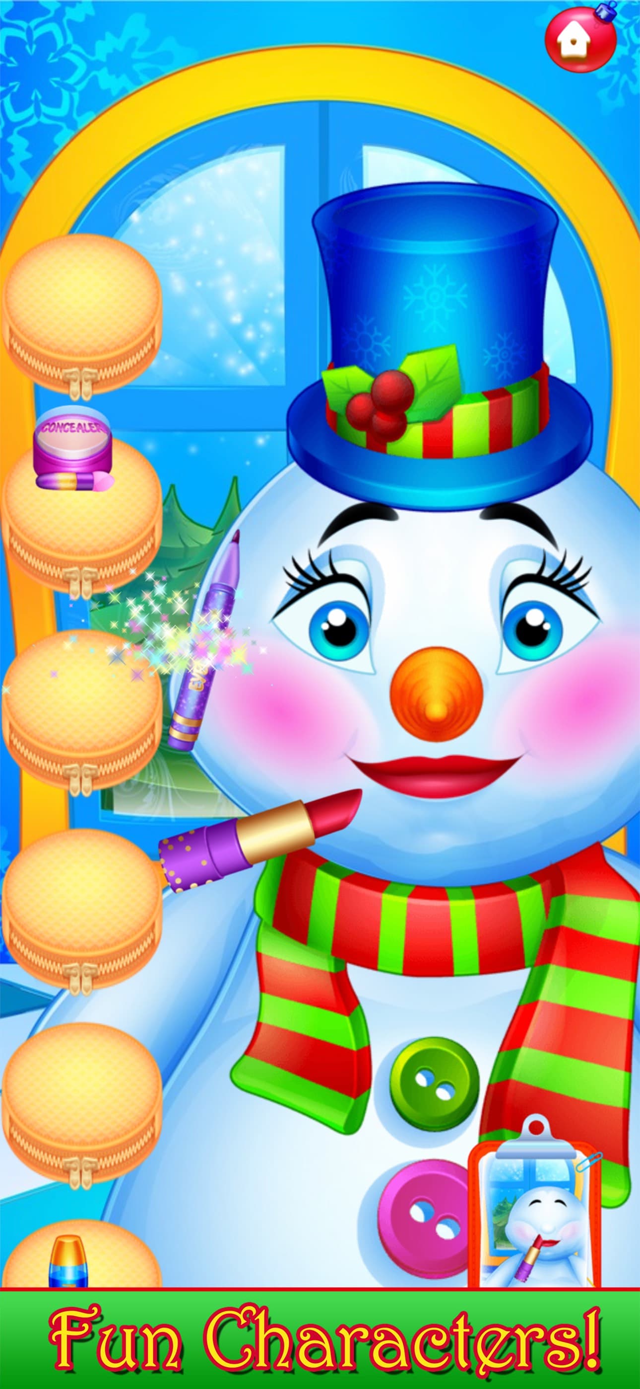 Santa Hair Game For Christmas screenshot 1 - screenshot
