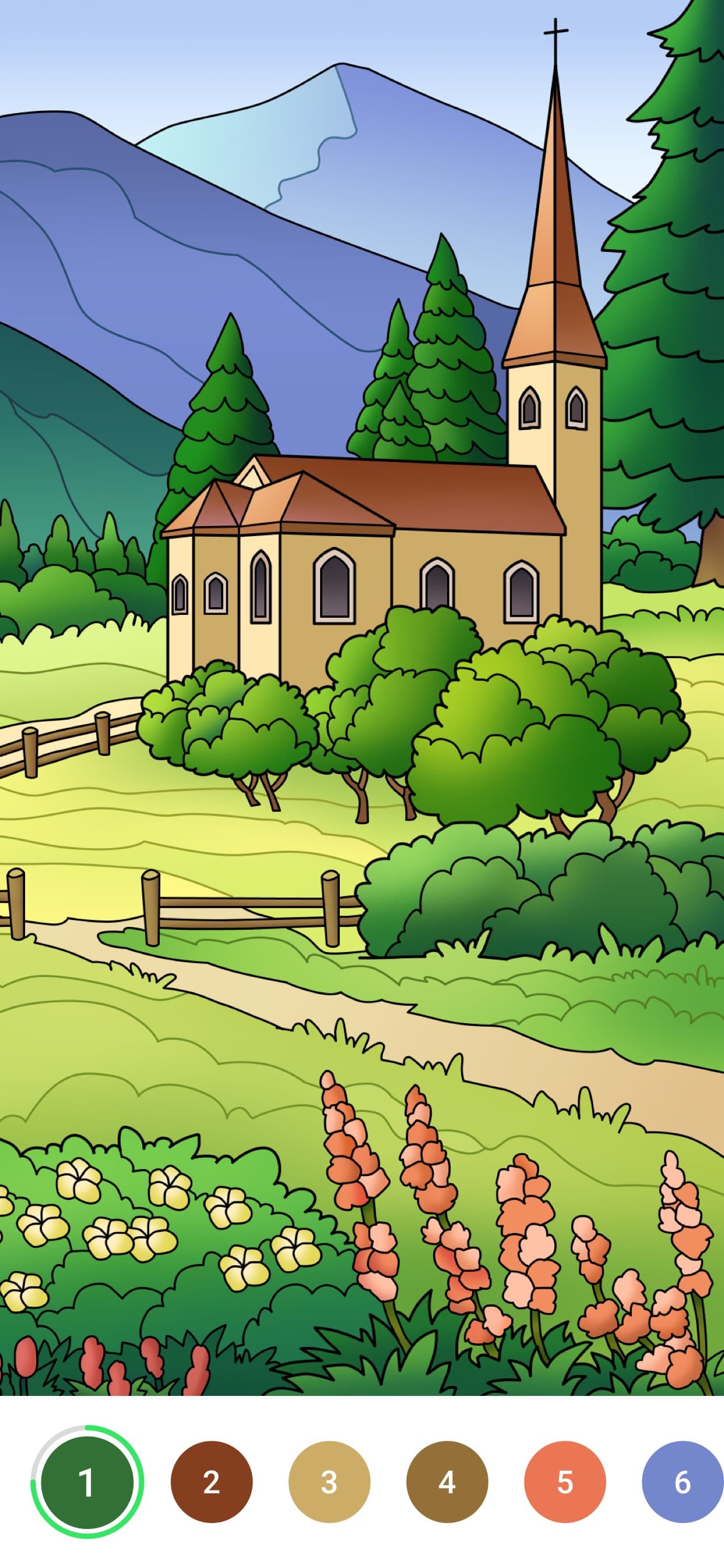 Bible Color - Paint by Number screenshot 4 - screenshot