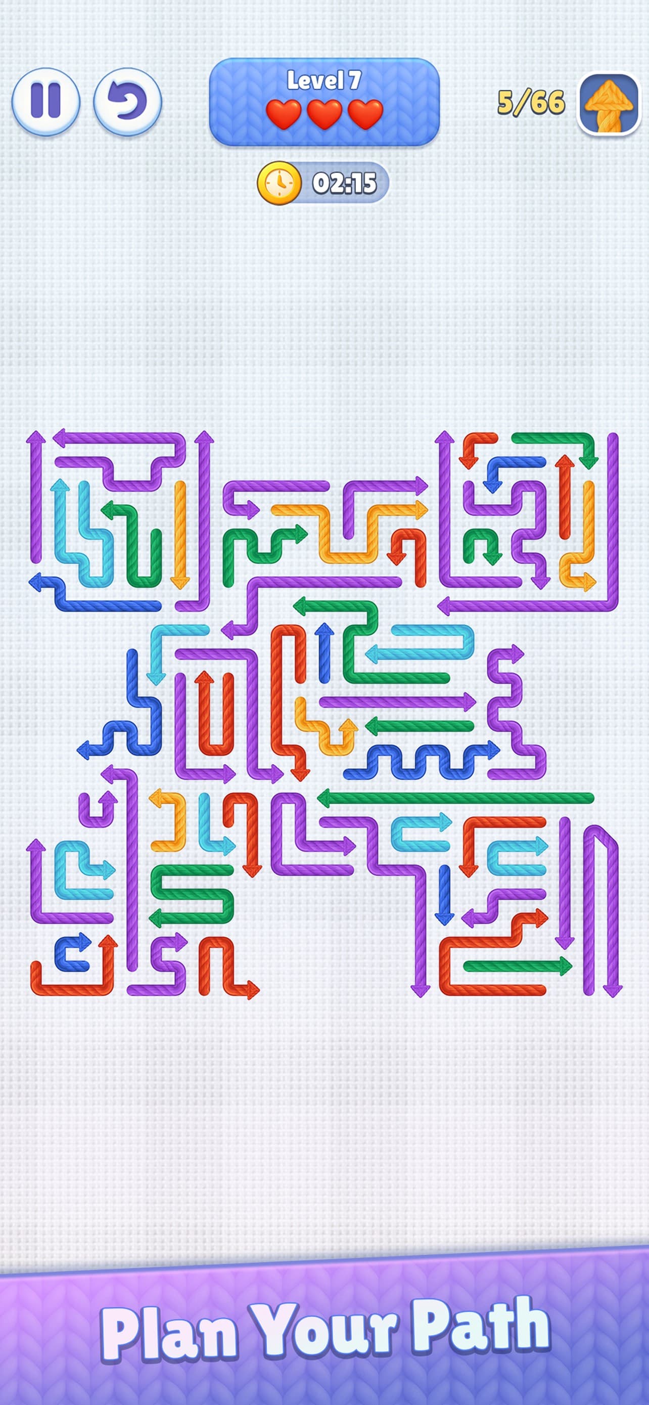 Rope Out: Color Puzzle screenshot 2 - screenshot