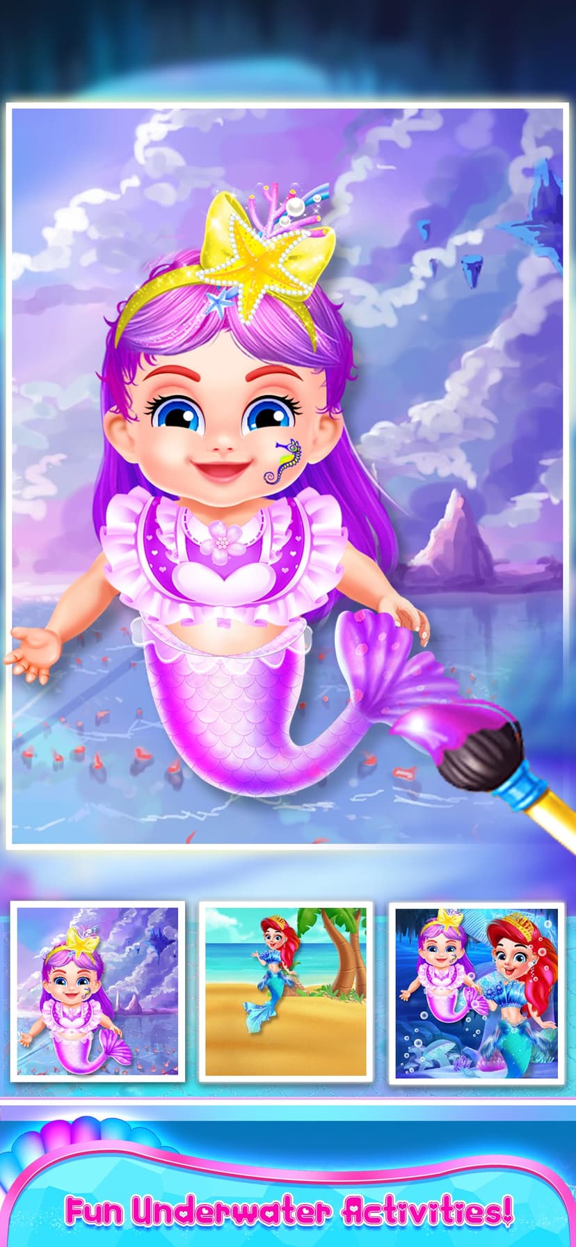 Baby Mermaid Princess Dress up screenshot 5 - screenshot