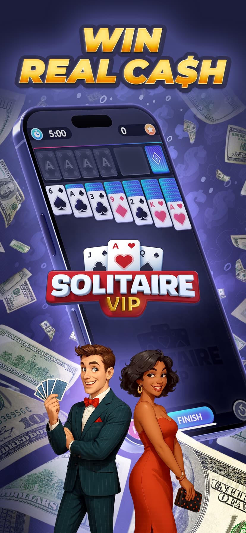 Real Money Solitaire Skillz screenshot 1 - screenshot