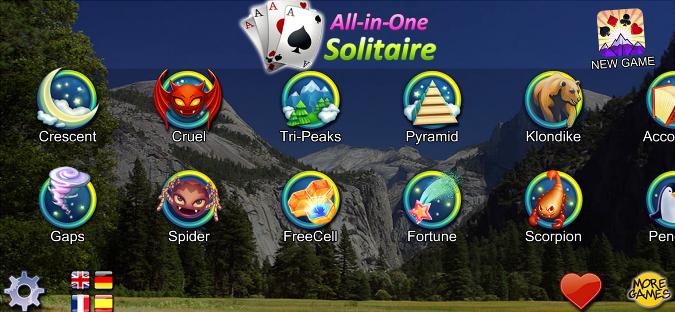 All-in-One Solitaire screenshot 1 - screenshot