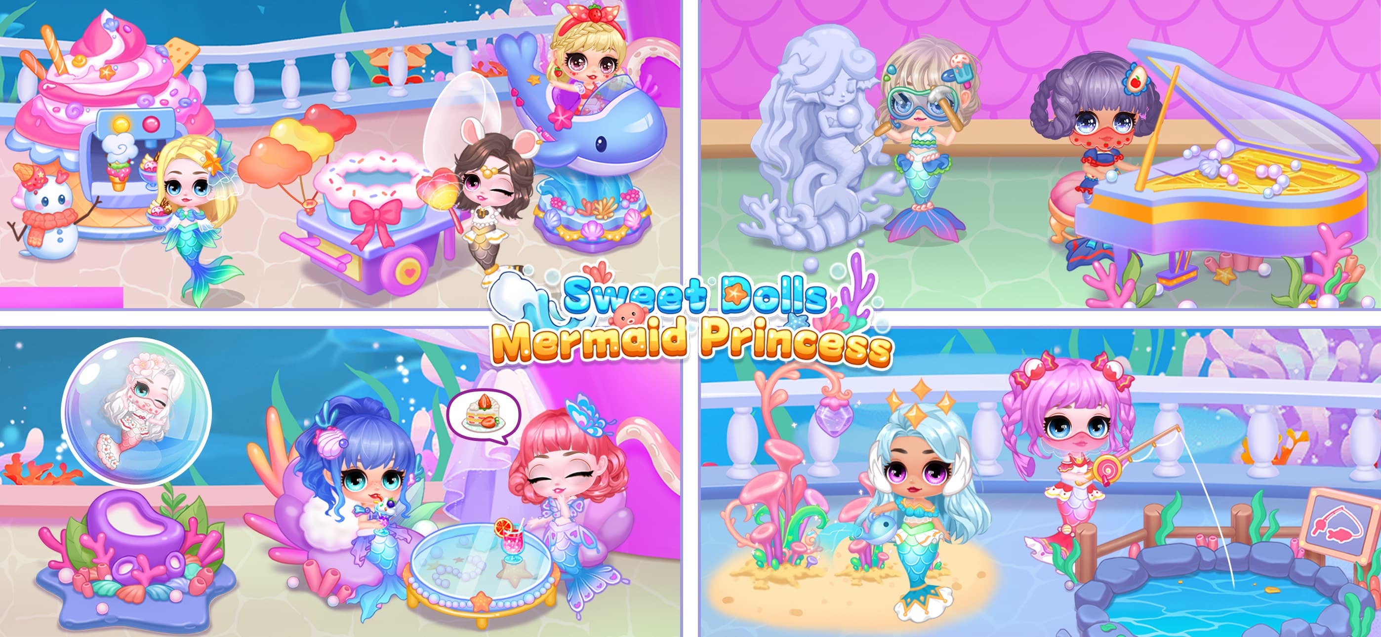 Sweet Dolls：Mermaid Princess screenshot 1 - screenshot