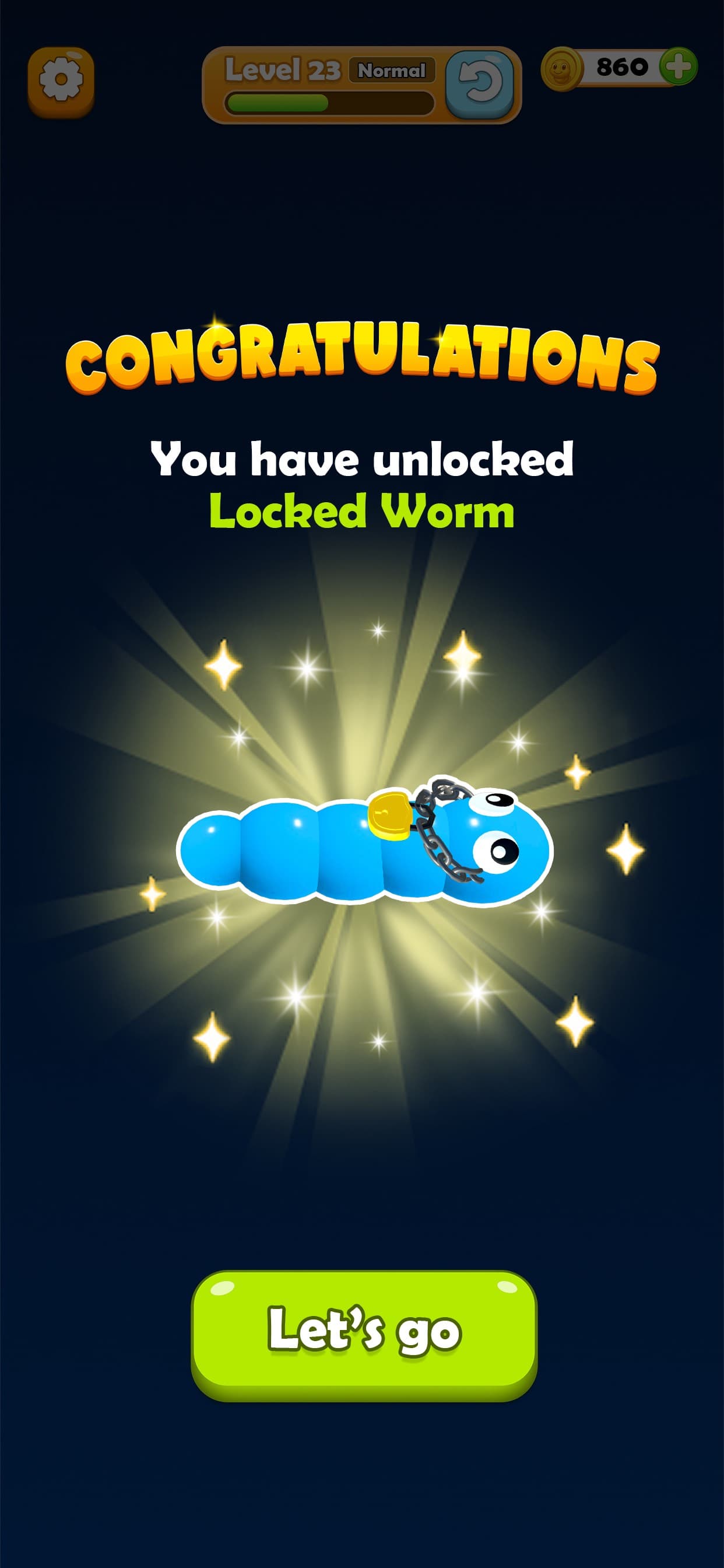 Worm Color Blast screenshot 3 - screenshot