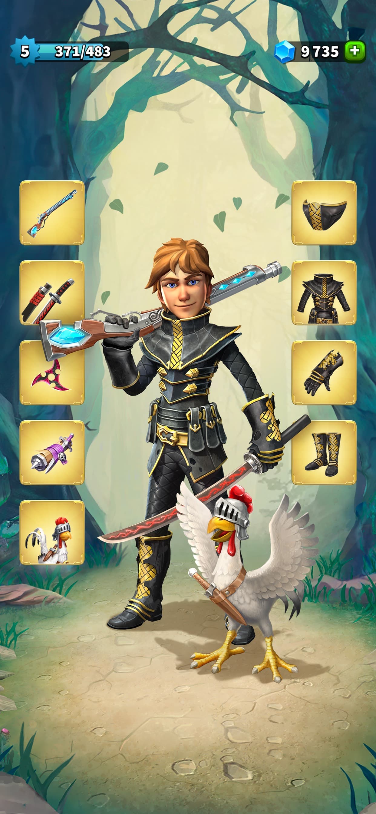 Heroics－Fantasy Fable Idle RPG screenshot 1 - screenshot