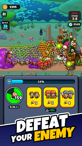 Tiny Warriors Rush - Idle TD screenshot 3 - screenshot