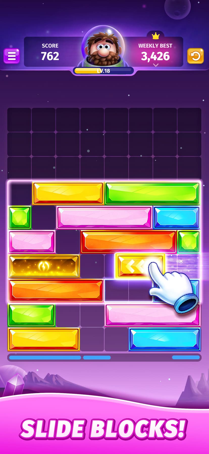 Jewel Sliding - Block Puzzle screenshot 2 - screenshot