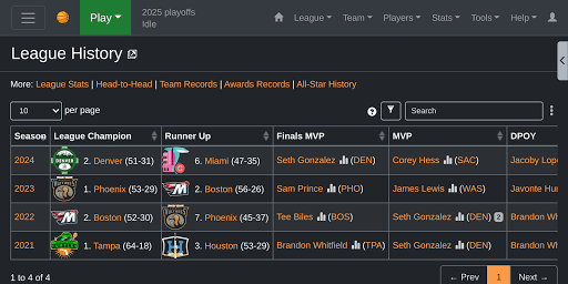 Basketball GM screenshot 3 - screenshot