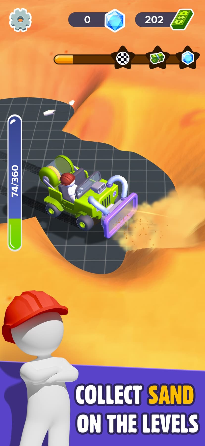 Sand Miner: Idle Mining Game screenshot 1 - screenshot