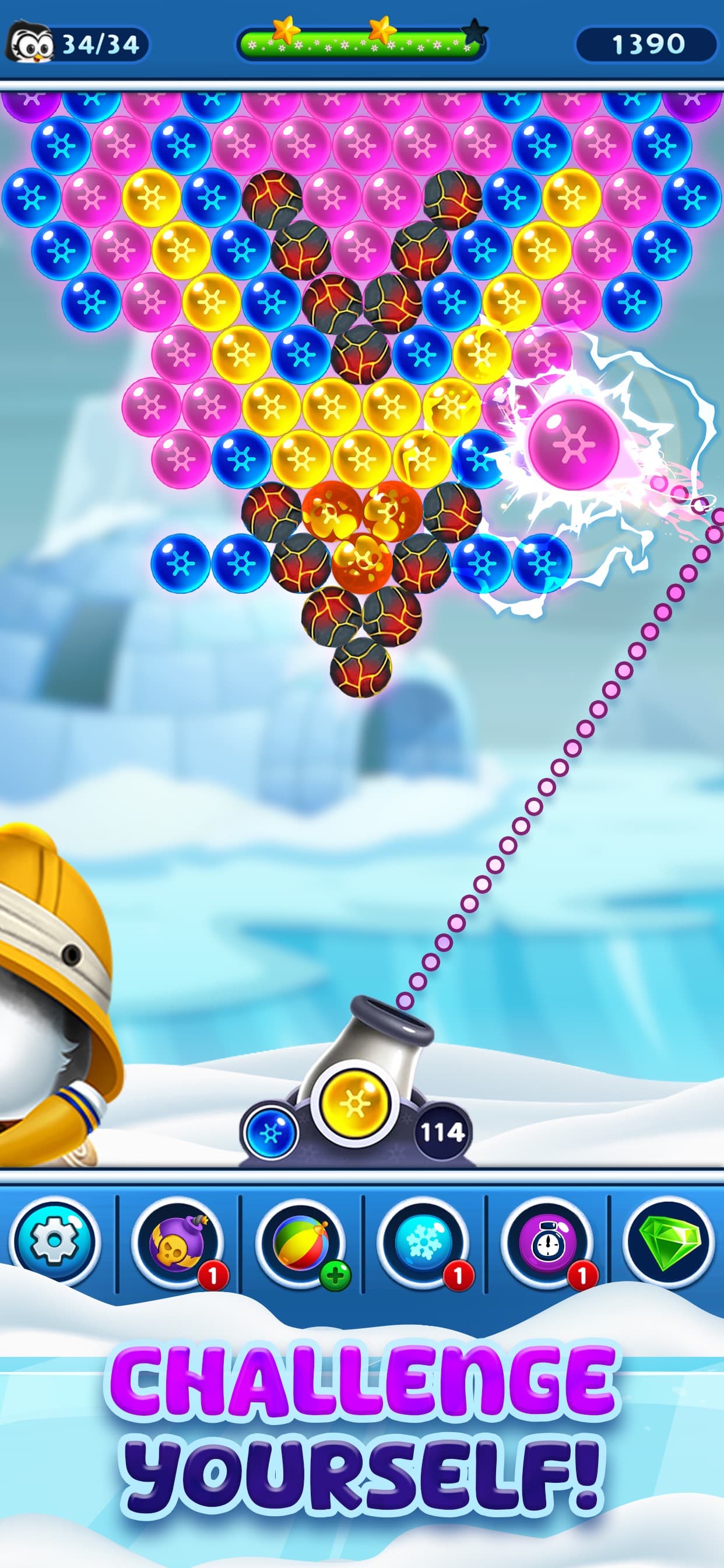 Bubble Shooter: Frozen Pop screenshot 2 - screenshot